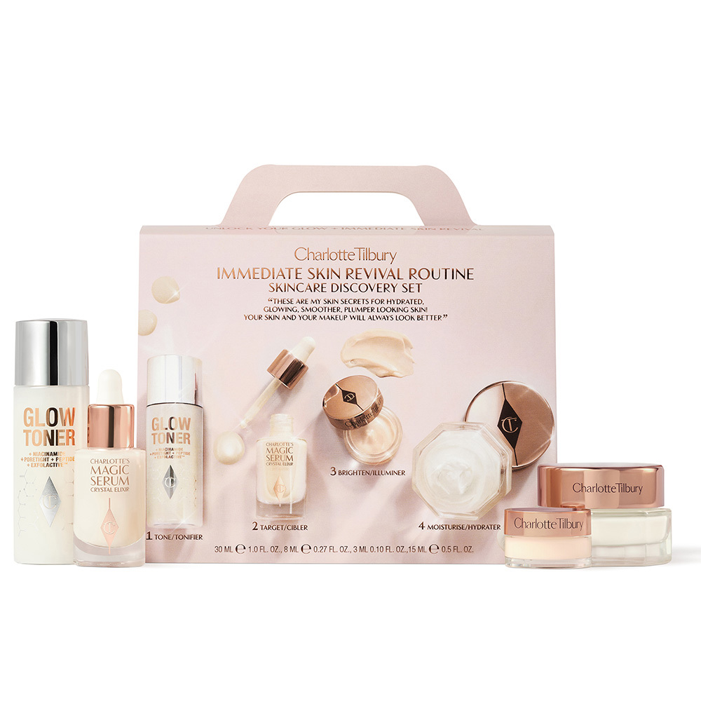 Charlotte Tilbury Immediate Skin Revival Routine Skincare Discovery Set